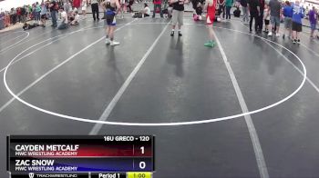 120 lbs Round 3 - Cayden Metcalf, MWC Wrestling Academy vs Zac Snow, MWC Wrestling Academy