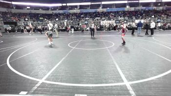 92 lbs Consi Of 8 #1 - Korbyn Martinez, Jack Pine Savage vs Reed Briggs, East Kansas Eagles