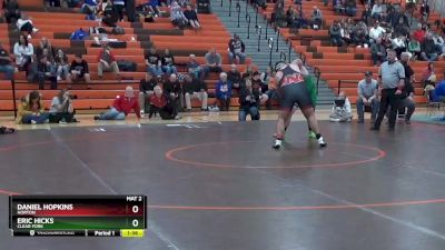 285 lbs Quarterfinal - Eric Hicks, Clear Fork vs Daniel Hopkins, Norton