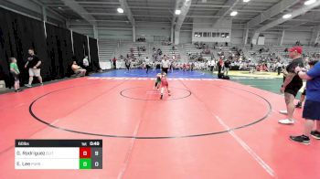 60 lbs Rr Rnd 1 - Griffin Rodriguez, Elite NJ Elem Black vs Edward Lee, Pursuit Wrestling Academy - Green