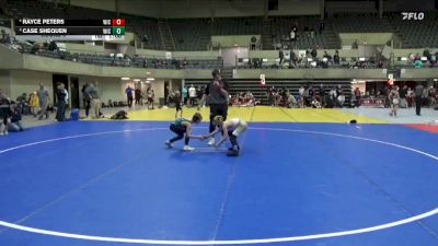 80 lbs Round 5 - Case Shequen, Mahnomen/Waubun Thunderbirds vs Rayce Peters, Summit Wrestling Academy