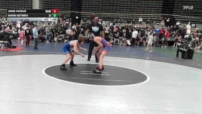 97 lbs Rr Rnd 7 - Junie Patkus, Maine Hammahs - ESC vs David Szymko, South Side Wrestling Club - ESC