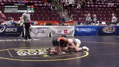 121 lbs Consi 2 - Davion Edmond, Cathedral Prep vs Dylan Bateman, Derry