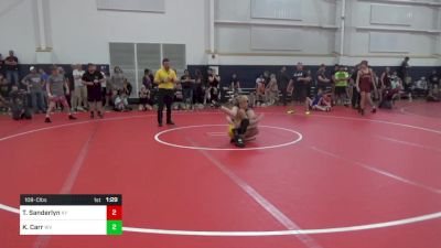 108-C lbs Consi Of 16 #1 - Talon Sanderlyn, KY vs Kam Carr, WV