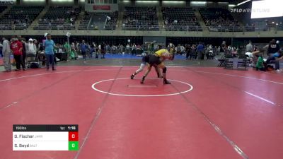 150 lbs Quarterfinal - Greg Fischer, Jarrettsville vs Shaheed Boyd, Baltimore