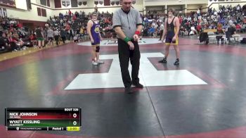 JV-40 lbs Cons. Semi - Wyatt Kissling, Alburnett vs Nick Johnson, Oelwein