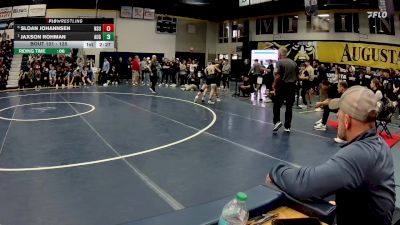 125 lbs Semifinal - Jaxson Rohman, Augustana (SD) vs Sloan Johannsen, Northern State