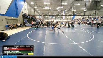 64 lbs Champ. Round 1 - Joziah K Cabael, Empire vs Cooper Crockett, Sanderson Wrestling Academy