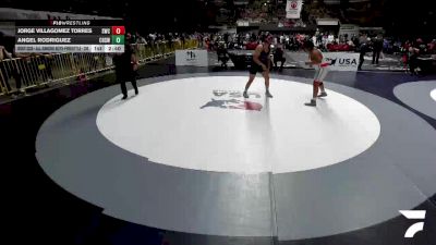 Champ. Round 2 - Jorge Villagomez Torres, Sunnyvale Wrestling Club vs Angel Rodriguez, Centennial High School Wrestling