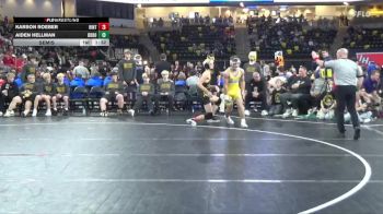 150 lbs Semis - Aiden Hellman, Don Bosco vs Karson Roeber, Hinton