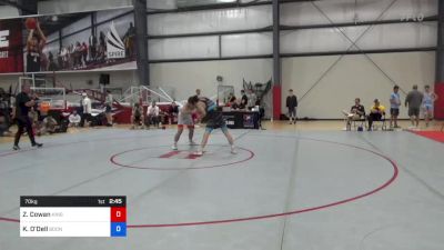 70 kg Consi Of 64 #1 - Zach Cowan, Knights RTC vs Kailan O'Dell, Boone RTC