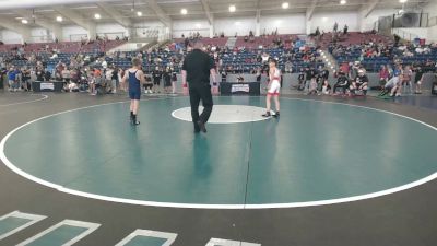 92 lbs Cons. Quarters - James Dean, Betterman Elite Wrestling vs Uriah Gauger, TW Wrestling