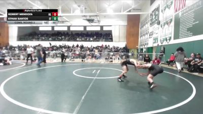 126 lbs Cons. Round 2 - Ethan Santos, South Torrance vs Robert Mendoza, Hillcrest