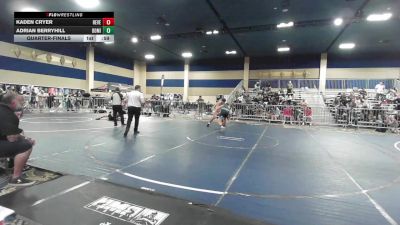 215 lbs Quarterfinal - Kaden Cryer, Reverence Grappling vs Adrian Berryhill, Dominate WC