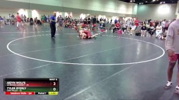 220 lbs Round 2 (6 Team) - Aidyn Wolfe, LG Braves Garrnet vs Tyler Byerly, Cow Valley