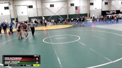 190 lbs Semifinal - Kolby Houchin, Bayard High School vs Tate Hutchinson, Andover Wrestling Club