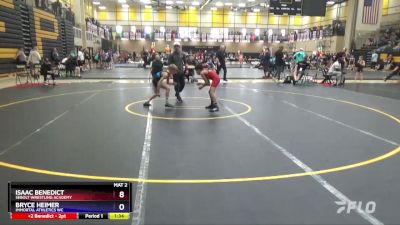 70 lbs Round 3 - Isaac Benedict, Sebolt Wrestling Academy vs Bryce Heimer, Immortal Athletics WC