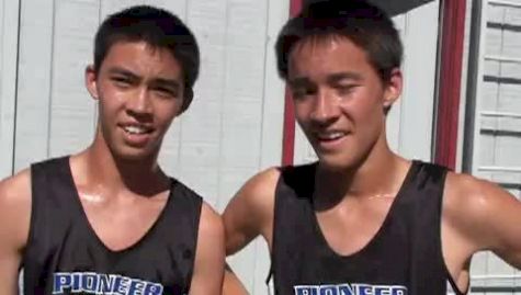 Weston & Nathan Strum 1st & 3rd Div. 3 Mt. Sac XC