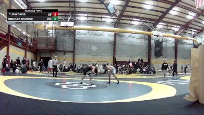 120 lbs Cons. Round 6 - Bradley Bauman, St Edward vs Liam Davis, Lake Highland Prep