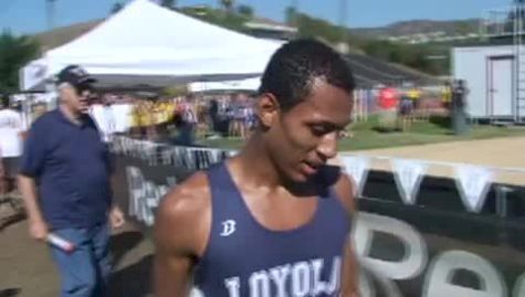 Elias Gedyon champ 14:35 Boys Individual Sweeps Mt. SAC XC