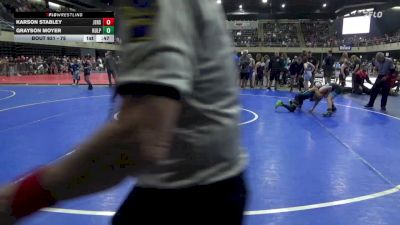 75 lbs Quarterfinal - Karson Stabley, Jersey Shore vs Grayson Moyer, Kulpmont