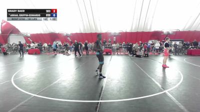 190 lbs Cons. Rd Of 16 - Brady Baer, Team Nazar Training Center vs Arkail Griffin-Edwards, Beat The Streets Chicago