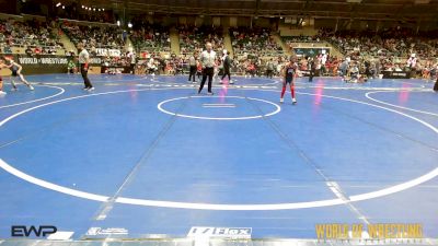 58 lbs Round Of 16 - Ivan Baulovic, Hobbs Elite vs Armani Castaneda, Top Rank Hammers