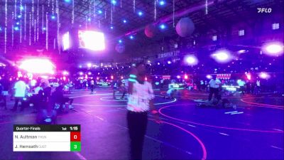 157 lbs Quarterfinal - Nolan Aultman, Thunder Basin vs Jason Hemsath, Custer County