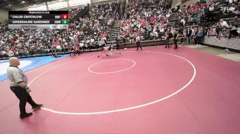 3A 140 lbs Semifinal - Chloe Critchlow, Grantsville vs Gwendaline Gardiner, Canyon View