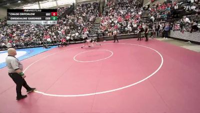 3A 140 lbs Semifinal - Chloe Critchlow, Grantsville vs Gwendaline Gardiner, Canyon View