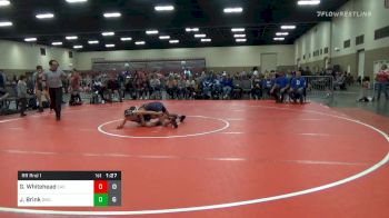 100 lbs Prelims - Gavyn Whitehead, Elite Athletic Club (IN) vs Joseph Brink, Dundee Wrestling (MI)