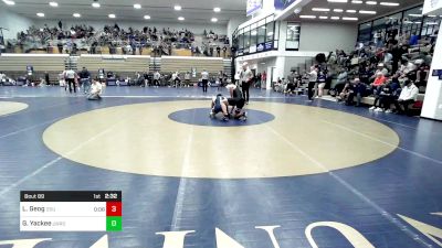 197 lbs Round Of 32 - Luke Geog, Ohio State vs Gage Yackee, Unrostered-Navy WC