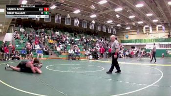 150 lbs Quarterfinal - Brady Wallace, Springboro vs Griffen Beery, Marysville
