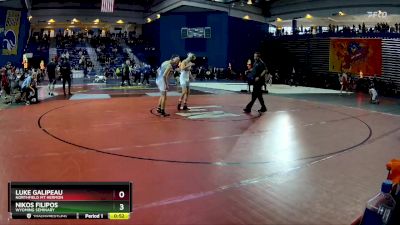 120 lbs Cons. Round 4 - Nikos Filipos, Wyoming Seminary vs Luke Galipeau, Northfield Mt Hermon