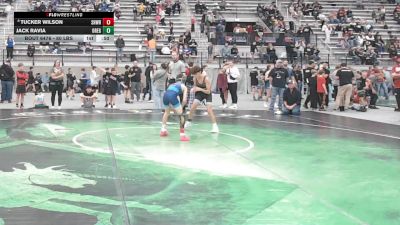 80 lbs Cons. Quarters - Tucker Wilson, Sherwood Wrestling vs Jack Ravia, Oregon