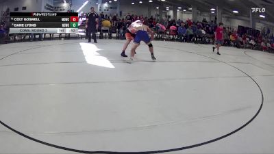 198 lbs Cons. Round 3 - Colt Gosnell, Midwest Destroyers Wrestling Club vs Dane Lyons, Nebraska City Wrestling Club