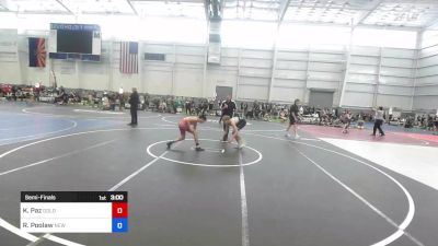 109 kg Semifinal - Keenan Paz, Gold Rush Wrestling vs Ricardo Poolaw, New Mexico Bad Boyz