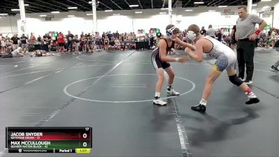 100 lbs Round 3 (6 Team) - Jacob Snyder, Keystone Krush vs Max McCullough, Quaker Nation Black