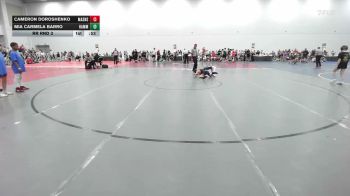 75 lbs Rr Rnd 3 - Cameron Doroshenko, Mat Assassins White - EL vs Mia Carmela Barro, Hammers - EL