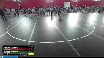 61-66 lbs Round 2 - Carter Neubert, Wisconsin vs Reegan Corning, Pardeeville Boys Club Youth Wrestling