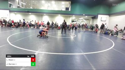 95 lbs Consi Of 4 - Landon Reed, NC vs Jace Barnes, MI