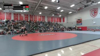 132 lbs Semifinal - Taner Olguin, Aztec vs Noah Meza, Falcon