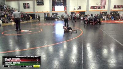 PW-7 lbs Quarterfinal - Kinnick Bermel, Empire Academy vs Drake Cannon, Big Game Wrestling Club