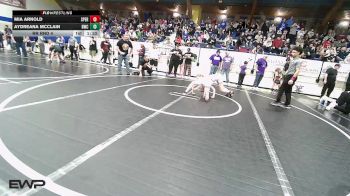 98 lbs Rr Rnd 4 - Mia Arnold, Sperry Wrestling Club vs Aydreana McClain, Berryhill Wrestling Club