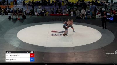 126 lbs Rnd Of 64 - Cole Faircloth, NV vs Dareyan Egner, OH