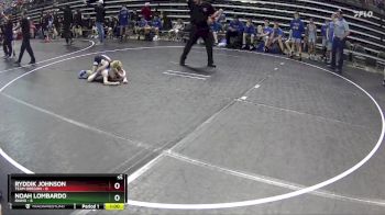 55 lbs Finals (8 Team) - Ryddik Johnson, Team Oregon vs Noah Lombardo, Idaho