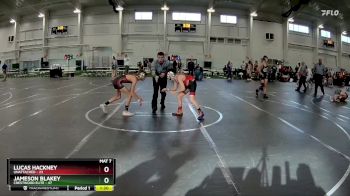 80 lbs Round 1 - Jameson Blakey, Crestwood Elite vs Lucas Hackney, Unattached