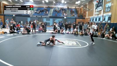 55-63 lbs Round 2 - Aiden Sanchez, Hook Em W.C vs Damian Alejandre, RWC - Roy Wrestling Club