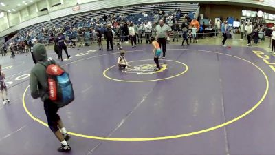 10U Boys - 56 lbs Cons. Round 2 - Barrett Guida, Dirty Den Wrestling Club / Meriden Youth Wrestling vs Jaxson Wright, Bartlesville Wrestling Club