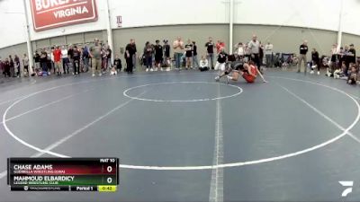 110 lbs Cons. Semi - Chase Adams, Guerrilla Wrestling (GWA) vs Mahmoud ElBardicy, Legend Wrestling Club